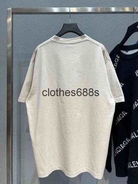 

fashion hoodies 2022 designer t-shirts hoodies balencaigas b printing paris short sleeve white i6dz, White;black