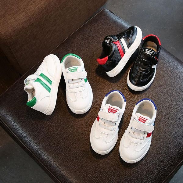 

2021 factory wholesale spring new children's shoes korean boy sports shoes girls casual sports children baby, Black