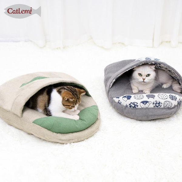 

cat sleeping bag self warming kitty sack bed winter puppy cat sack bed with pillow