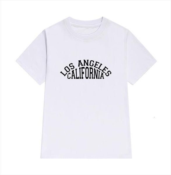 

los angeles califonia print and men t shirts women cotton casual funny lady yong girl tee ins a 1272, White;black