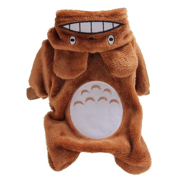 

dog apparel winter coral fleece pet dogs clothes soft hoodies cat clothing chinchilla cartoon hat coat halloween costume