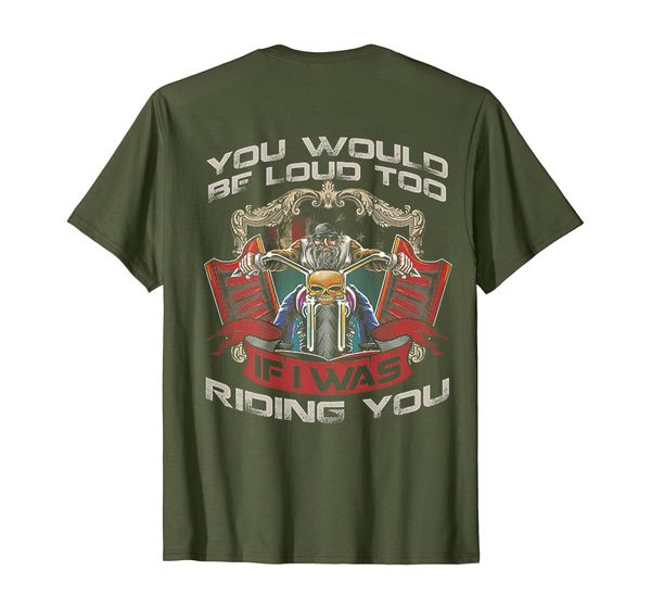 

you would be loud too if i was riding you (on back) tshirt, White;black