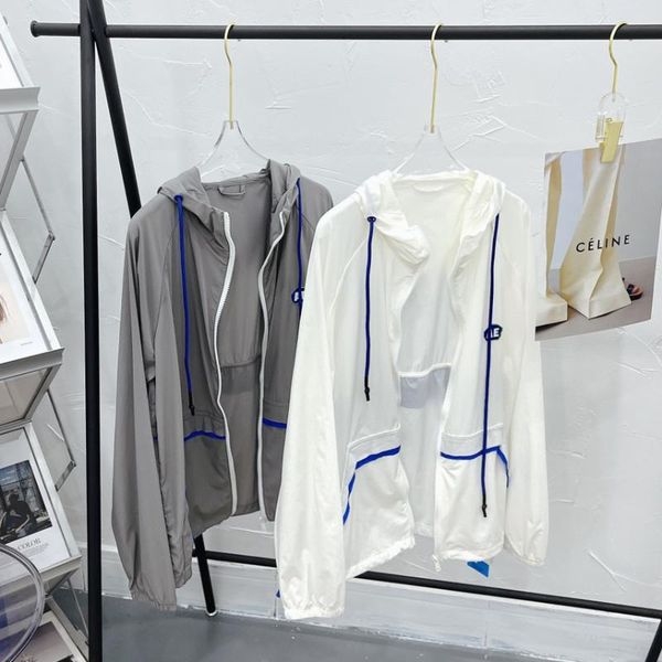 

women's trench coats ader thin sunscreen single layer men's and ae standard loose breathable skin coat, Tan;black