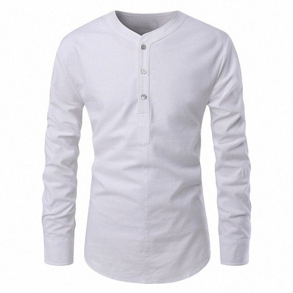 

men's shirt solid colored v neck casual daily button-down long sleeve casual fashion breathable comfortable white black red 92nx#