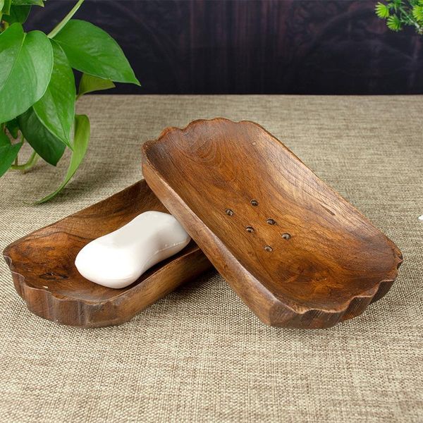 

wooden soap dish handcraft wooden soap case holder home bathroom natural caddy lb88