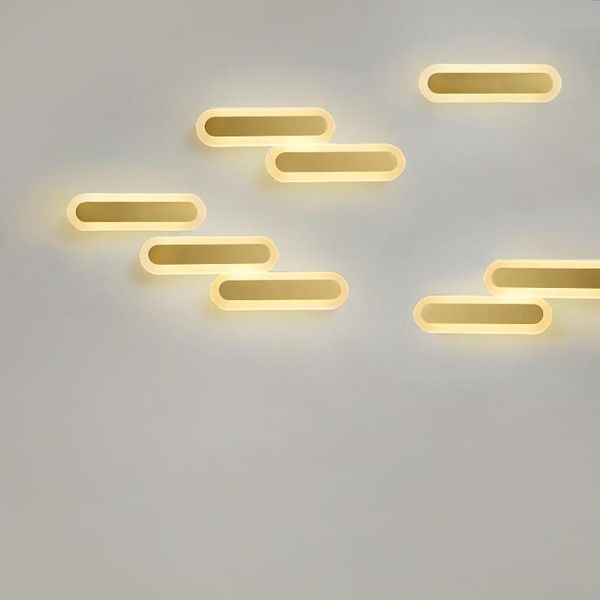 

copper wall lamp super bright nordic lamp luxury aisle bedroom bedside wall