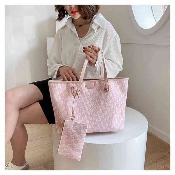 

design canvas women's bag large capacity tote shopping single shoulder bag fashion handbag handbags
