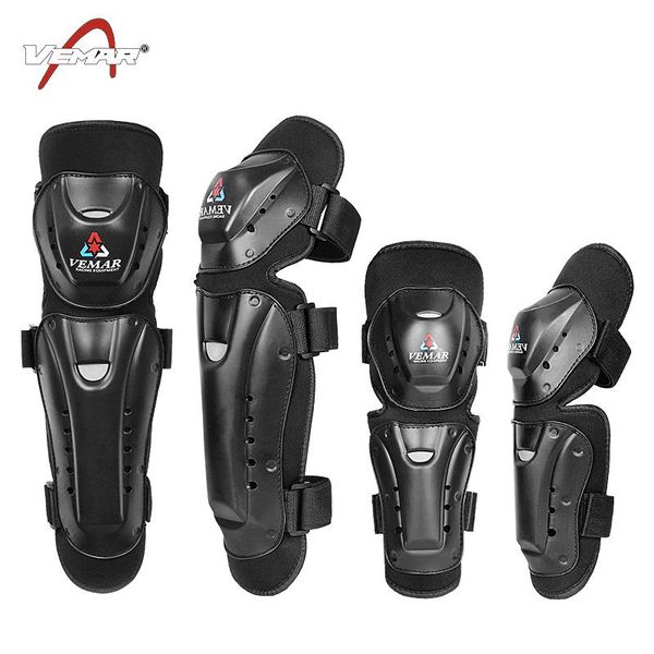 

elbow & knee pads motorcycle motocross protector guard cycling protective gear riding, Black;gray