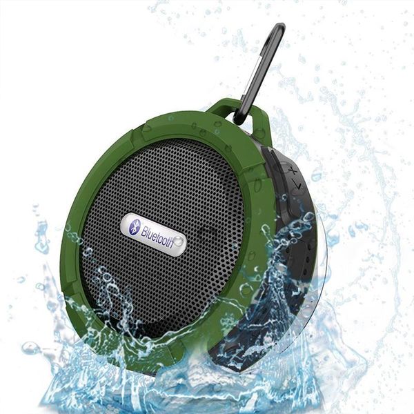 

10pcs wholesale water-proof outdoor speaker built-in mic wirless bluetooth speaker with bass mini portable