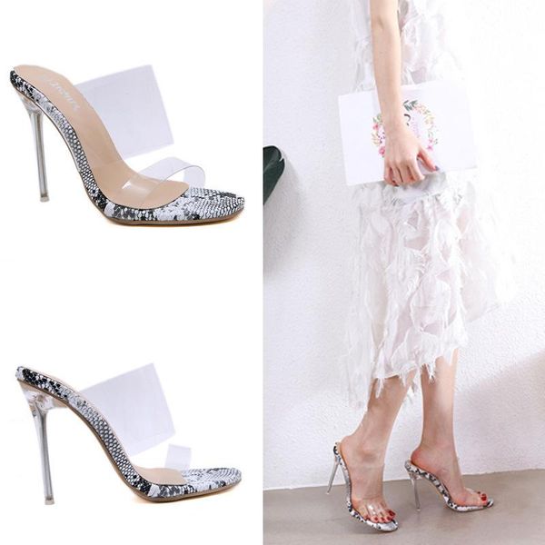 

sandals snake fashion girls high heels, Black