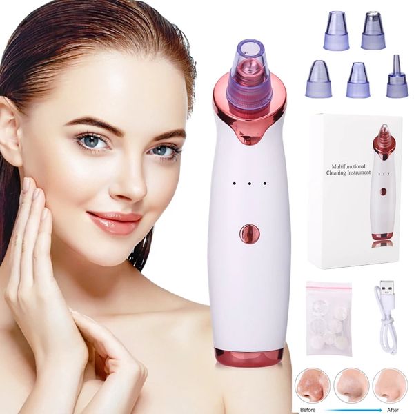 Limpeza Facial Blackhead Removedor Elétrico Pore Ponto Black Point Ferramenta de vácuo Máquina