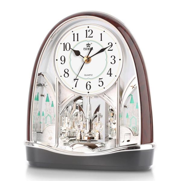 

desk & table clocks power brand silent satch movement clock 360 degree bidirectional swivel pendulum desklivingroom bedroom