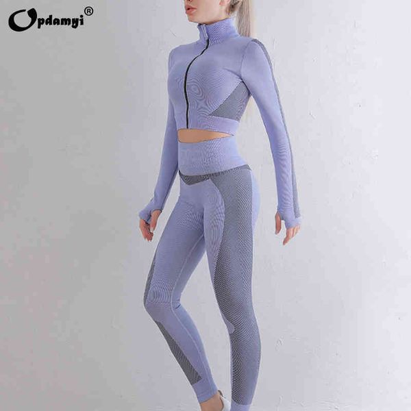 

new 2 piece sets womens outfits yoga seamless gym clothes sport jaket coat high waist legging sports suit girl fitness wear
