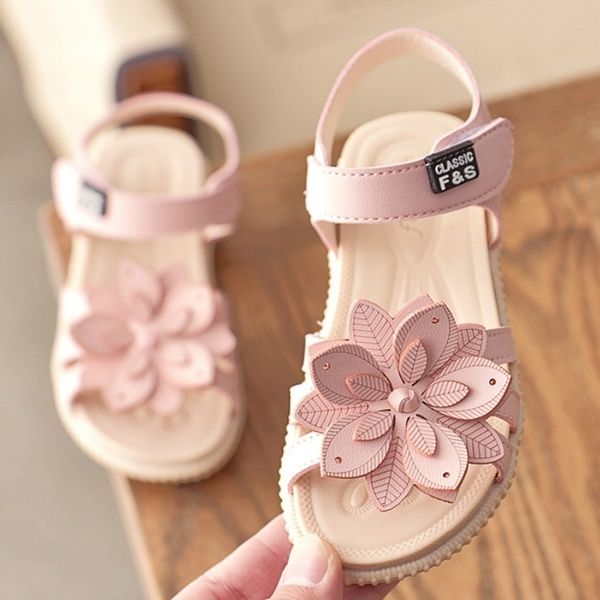 Ulknn Mädchen Sandalen Sommer Hot Kinder Regenschuhe Große Mädchen Strand Sandale Kinder Schuhe PVC Sandale Günstige Grundschulstudent 210308