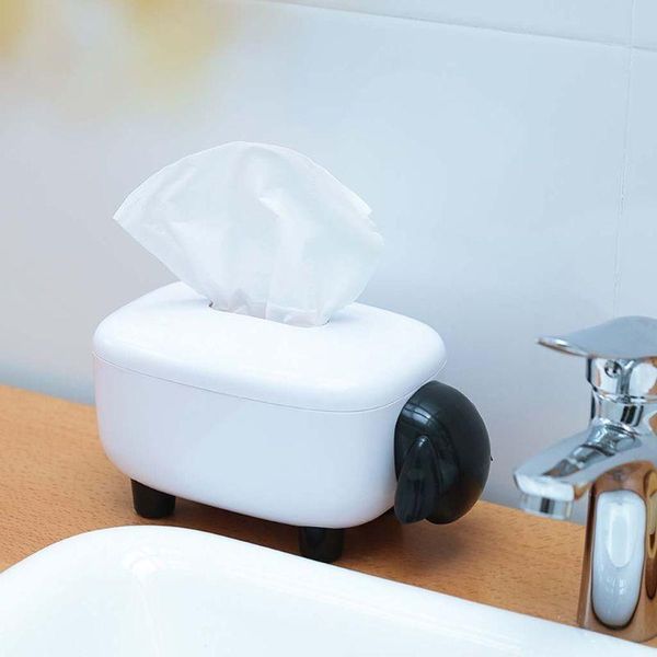 

tissue boxes & napkins novelty sheep facial box cover napkin holder organizer paper towel dispenser container for bathroom car