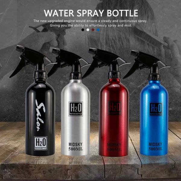 

storage bottles & jars 500ml hairdressing fine mist spray bottle salon barber tools water sprayer professional aluminum watering can