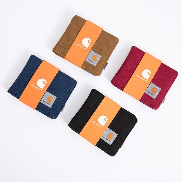 

wallets 2021 fashion brand women's wallet short men's casual ladies clutch women youth purse card holder billetera mujer, Red;black