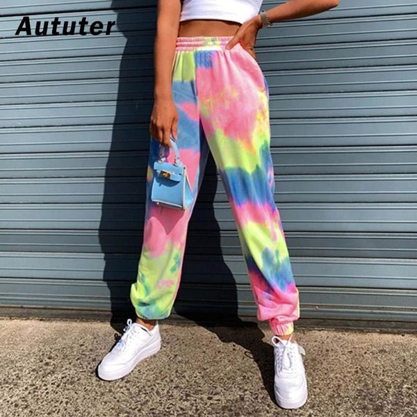 

women's pants & capris colorful high waist women weatpants streetwear fashion loose jogger trousers 2021 sweatpants women#a3, Black;white