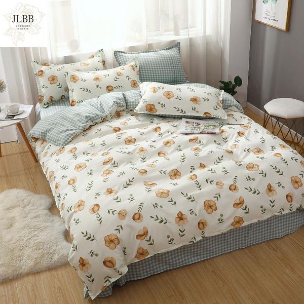 

bedding sets flowers beautiful quilt cover pillowcase bed sheets luxury duvet twin full  king girls bedclothes