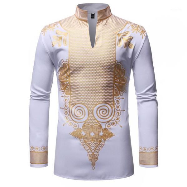 

ethnic clothing african clothes for men 2021 polyester black long sleeve plus size shirts riche bazin daily cloth, Red