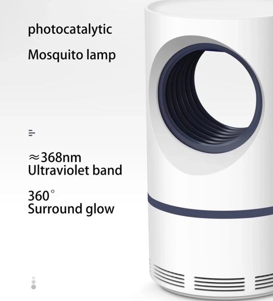2021 Оптовая продажа по прибытии USB-лампы Батарея DC 5V вращение вентилятора Отражающий привод Черный мухому насекомому отпугнутуру для дома для дома