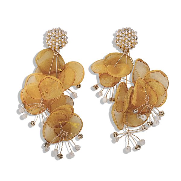 

new fashion flower earrings, Silver