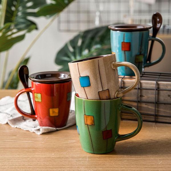 

mugs ceramic coffee mug cup outdoor breakfast cute small christmas canecas de porcelana home garden