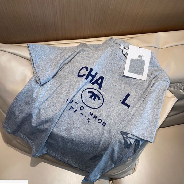 

women designer t shirt short sleeve t-shirt female 2021 new fashion round neck pullover casual grey t-shirt, White