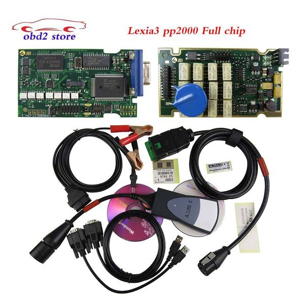 Новые lexia 3 PP2000 Lexia3 Full Chip 921815C OBD2 автомобильные диагностические инструменты Lexia-3 Diagbox 7.83 OBD 2 Автоматический диагностический сканер