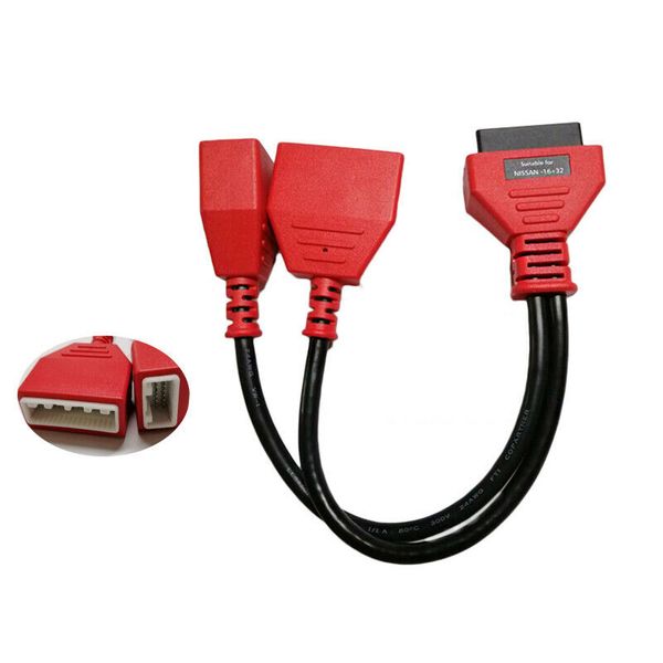 

diagnostic tools autel maxisys ms908 ms908p for nissan b18 -16 32 pin male to obd2 cable