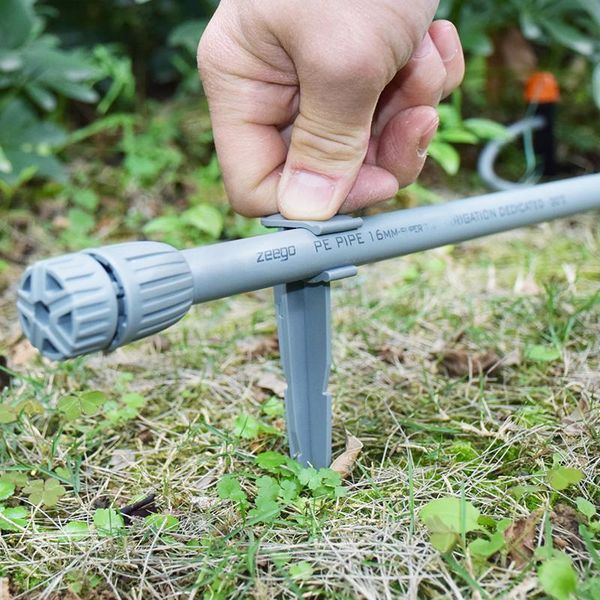 

watering equipments zg6061 dual-purpose stake main water pipe riveting tube fixed punch-floor outlet microspray irrigation