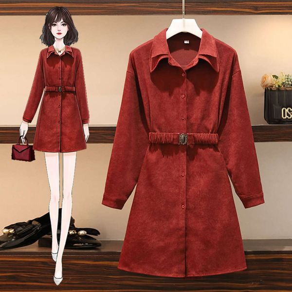 

new large women's in spring of 2021 fat sister shows thin french hepburn dress, Black;gray