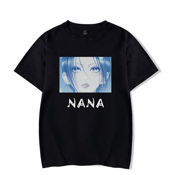 

men's t-shirts japanese anime nana osaki fashion men woman short sleeves tees printed manga cotton girl o-neck streetwear harajuku, White;black