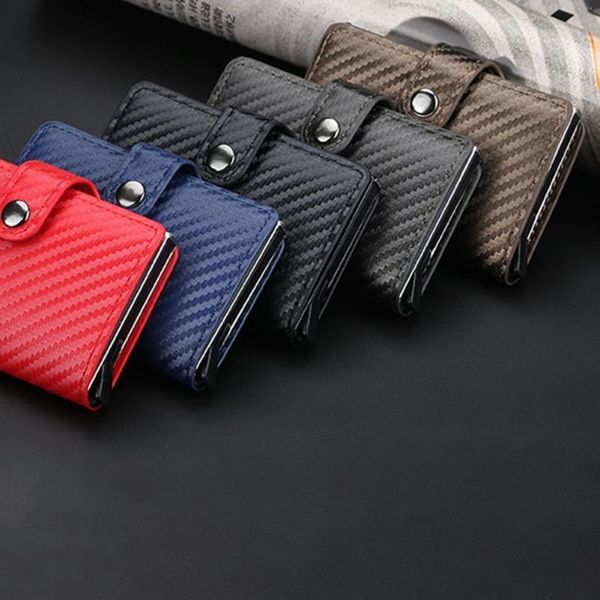 

storage bags card box business portable lightweight rfid holder aluminium wallet bag for home office school supplies