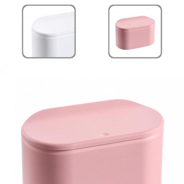 

waste bins convenient wide application desk garbage can plastic detachable for office