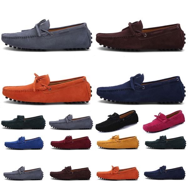 

2021 non-brand men running shoes triple black grey green light blue mens fashion trainer sneakers outdoor jogging walking