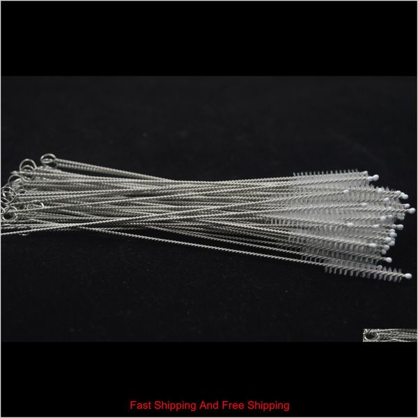 

stainless steel drinking straws cleaning brush pipe tube baby bottle cup reusable household cleaning tools qyljok fivegarden