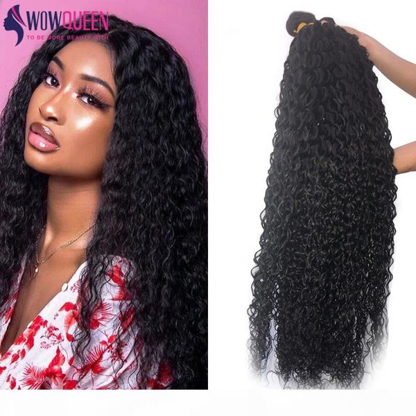 

water wave bundles brazilian hair 30 32 34 36 inchs human hair bundles wowqueen 30 inch bundles hair, Black;brown