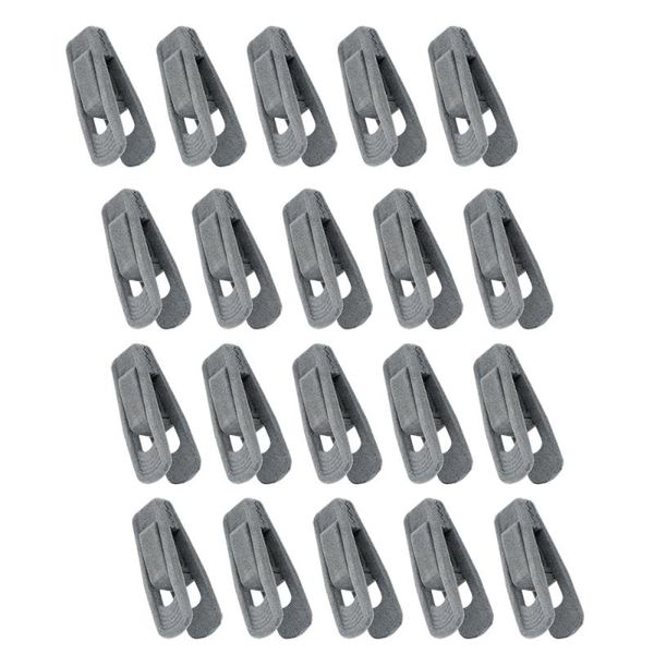

hangers & racks 20pcs clip multifunction stockings cloth for briefs sock pants (grey)