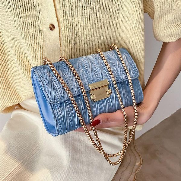 

evening bags for small chain pu leather shoulder women 2021 summer travel simple handbag crossbody purses