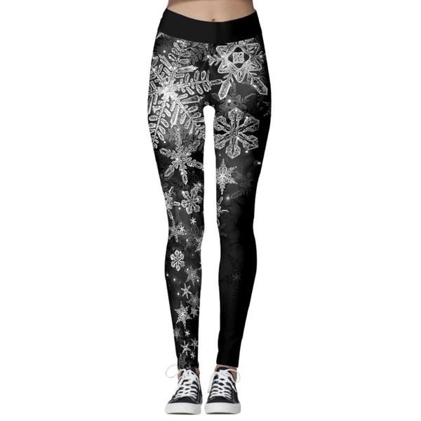 

yoga outfits christmas printed women fitness pants sport running stretchy pencil pant winter female high waist long trousers slim fit bottom, White;red