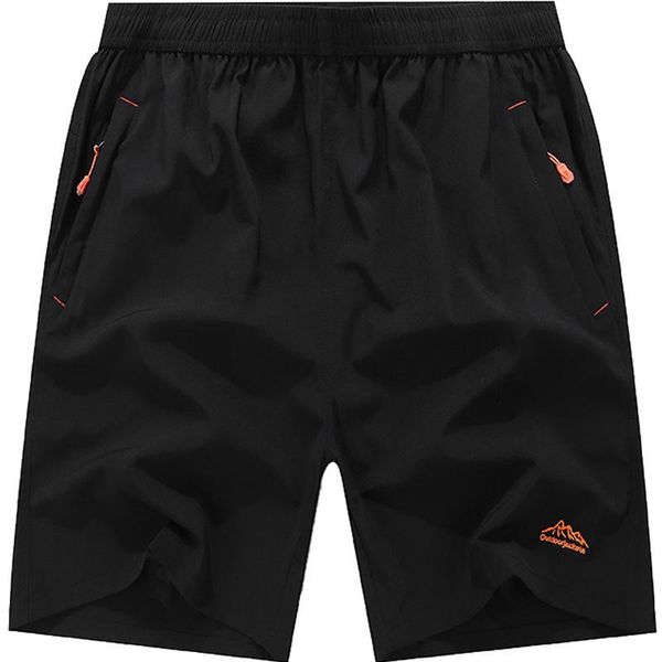 

summer solid casual men shorts plus size quick drying short trousers loose elastic waist sport short big size 9xl 8xl 7xl 6xl, White;black