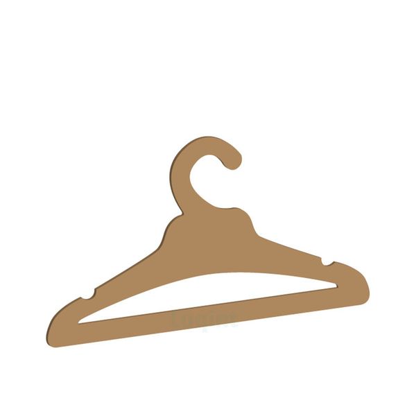 

sewing notions & tools manufacturers custom kraft paper paper hangers environmentally friendly biodegradable cardboard clothing, Black