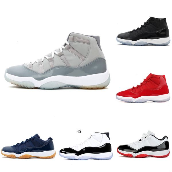 

11 11s men women basketball shoes metallic silver low navy gum low legend blue 5.5-13 womens mens sports shoes 1268gh1l88
