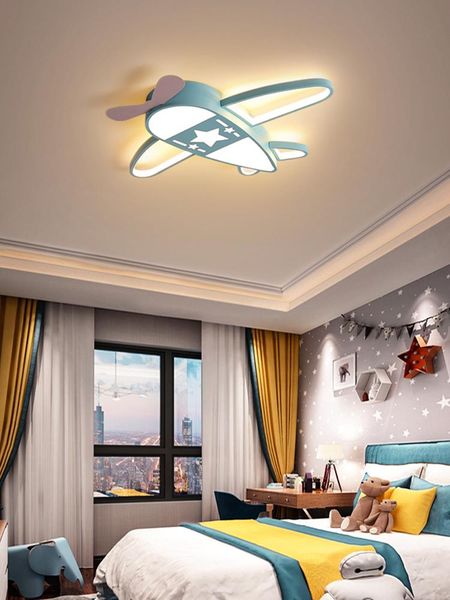 

ceiling lights personality airplane simple creative lamp boy cartoon girl bedroom kindergarten kid room children's lamps lb90134