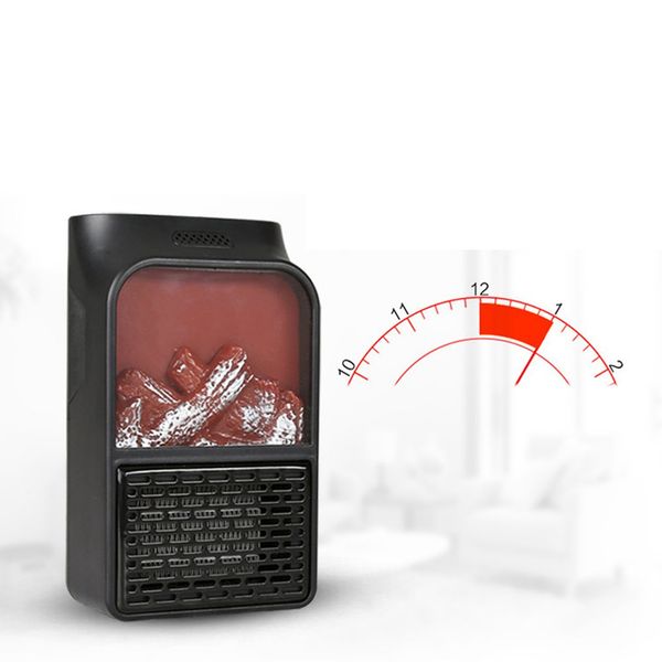 

household mini heater low noise constant temperature heating intelligent temperature control office 500w black heater