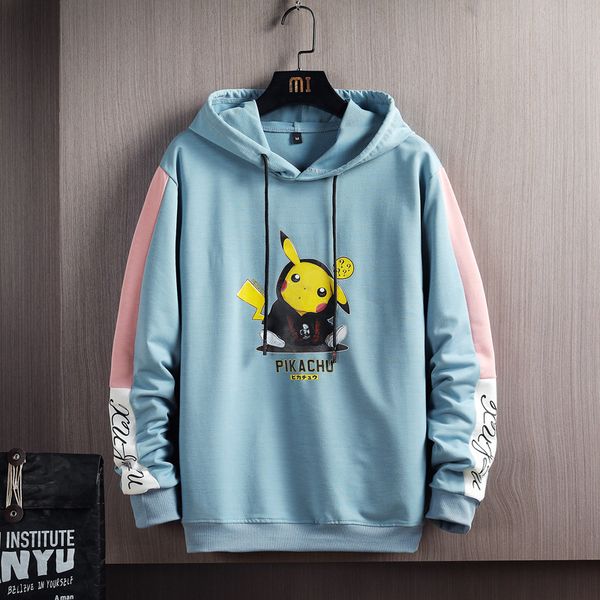 

tbk-w206 youth men's fashion hooded sweater 2021 spring fashion top, Black