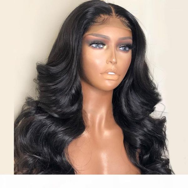 

body wave lace front human hair wigs for women 360 frontal full baby hair lace wig plucked brazilian remy bleached knots1, Black;brown