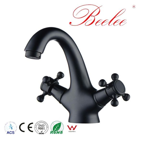 

bathroom sink faucets beelee basin faucet black single hole double handle tap modern and cold water for lavatory el coffee