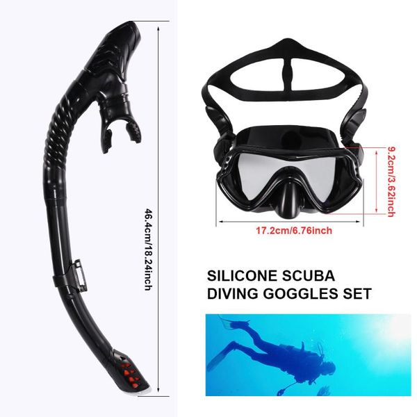 

diving masks professional mask equipment snorkel adults anti-fog uv waterproof swim/dive glasses goggles leak proof and anti-